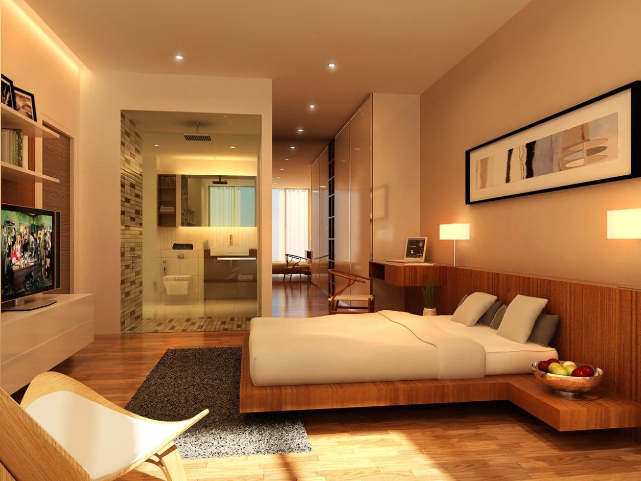 Chambre au design retro