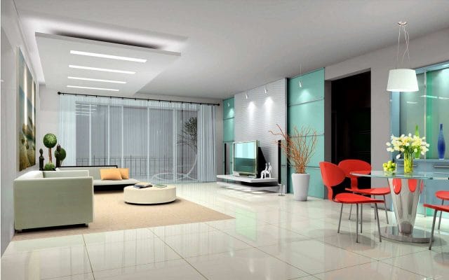 Salon futuriste