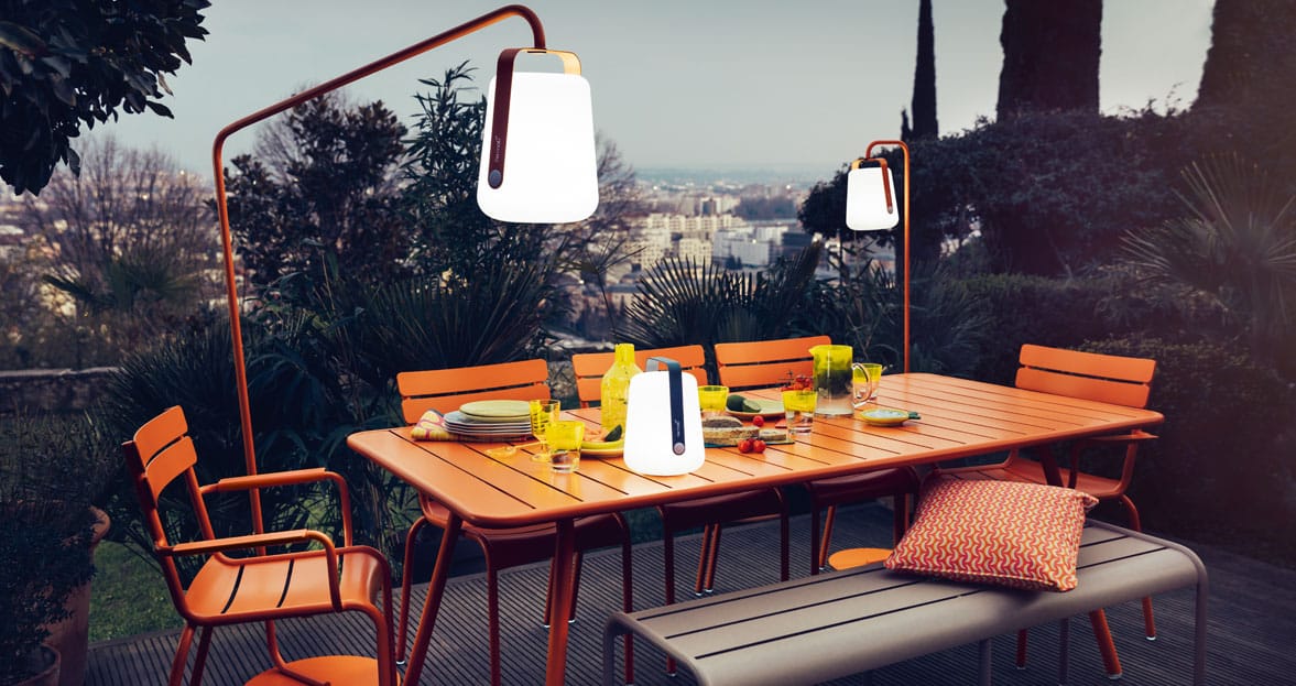 lampadaire ambiance jardin