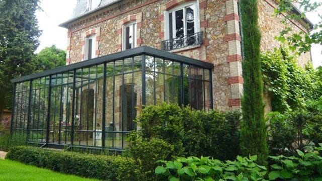 véranda en fer forgé