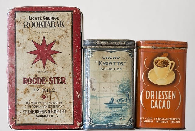 collection boite vintage