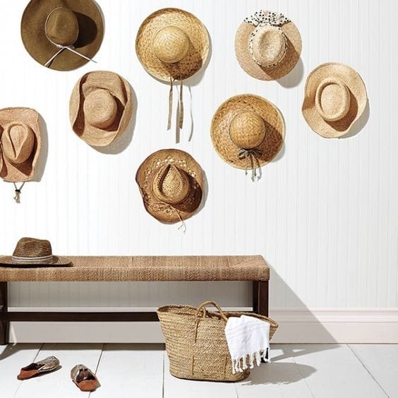 collection chapeau mur
